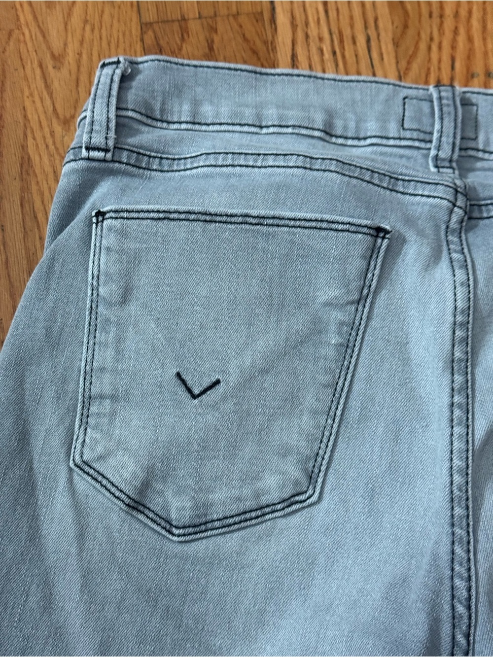 HUDSON Los Angeles Natalie Skinny Grey Denim Jeans in women’s 28 - Picture 13 of 15